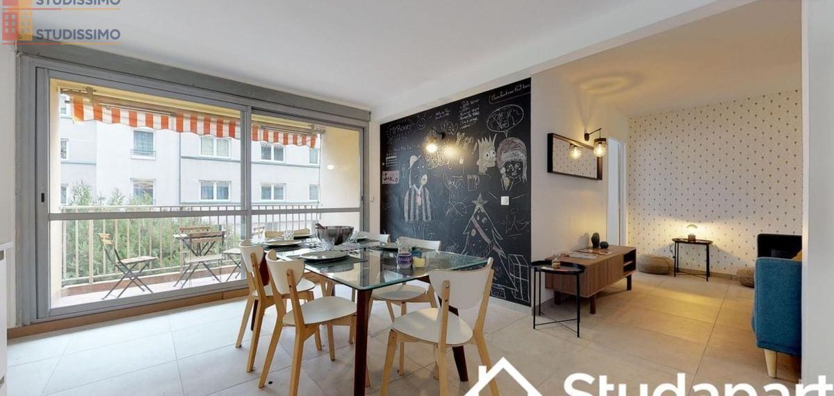Studio meublé 11m² Villeurbanne - Meublé, DPE A - Photo 2