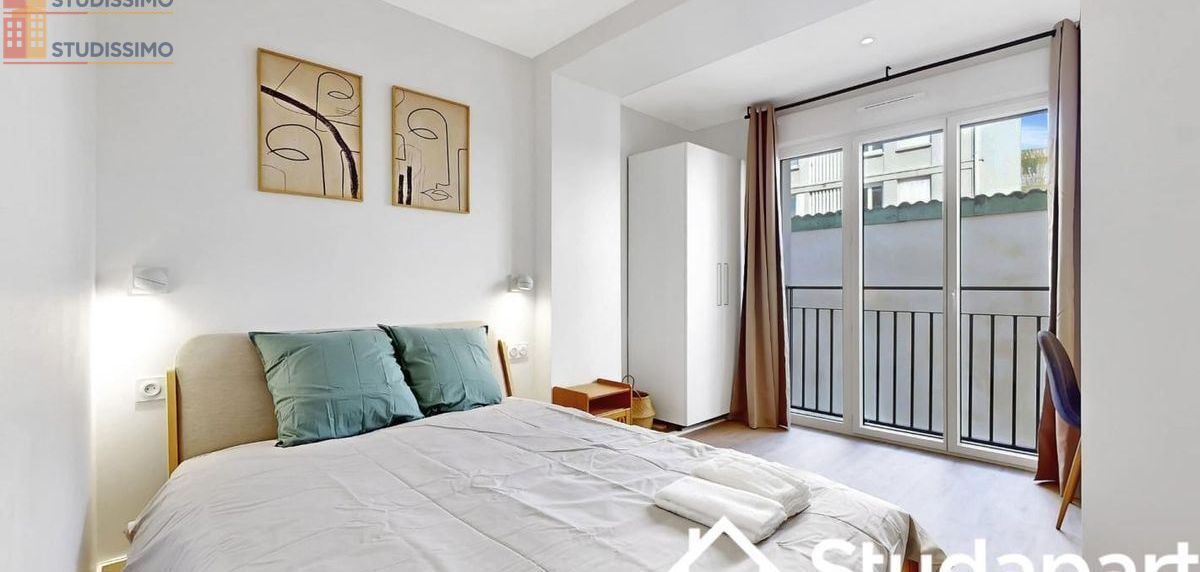 Studio meublé 9m² Villeurbanne - Compact, meublé - Photo 3