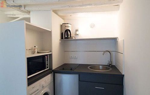 Studio meublé 15m² Paris 3e - Calme, meublé - Photo 5