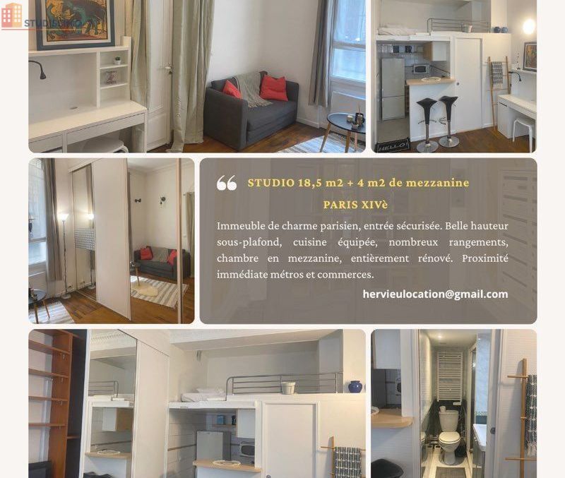 Studio à Paris