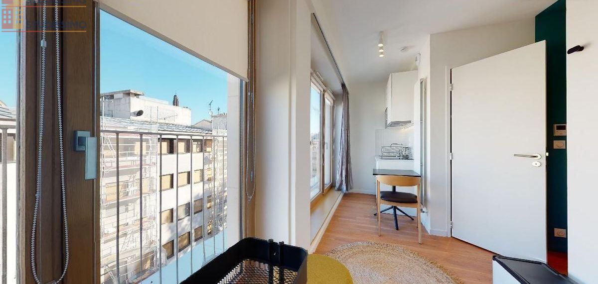 Studio meublé 16m² Paris 17e - Étage élevé, lumineux - Photo 16