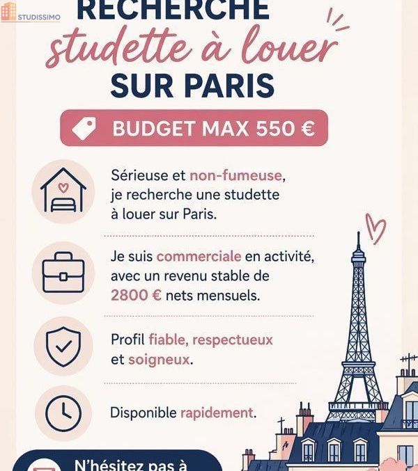 Studio à Paris