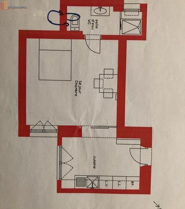 Studio meublé 27m² Paris 14e - Meublé, quartier Didot - Photo 1