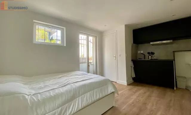 Studio meublé 19m² Paris 20e - Calme, lumineux - Photo 3