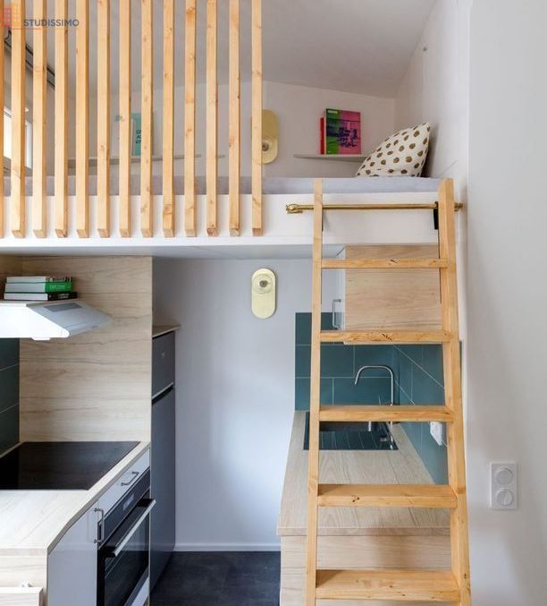 Studio meublé 17m² Paris 16e - Meublé, 1er étage - Photo 2
