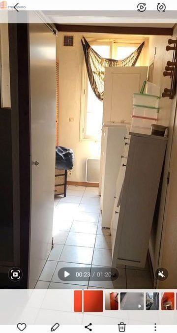 Studio 21m² Paris 14e - Semi-meublé, équipé - Photo 2