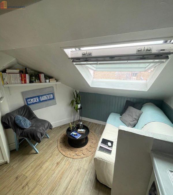 Studio meublé 11m² Paris 15e - Calme, étage élevé - Photo 1