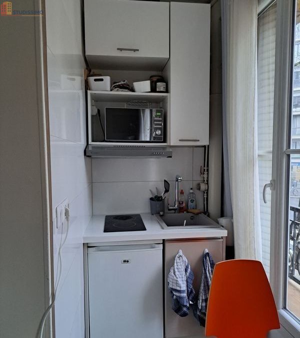 Studio meublé 17m² Paris 14e - Meublé, DPE C - Photo 5