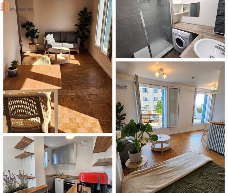 Studio meublé 32m² Paris 12e - Terrasse 25m², lumineux - Photo 2