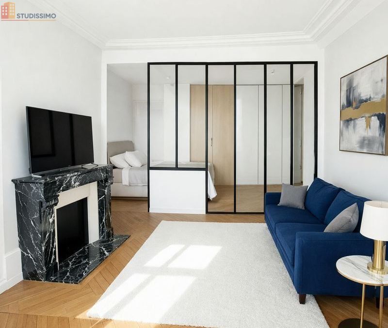 Studio 35m² Paris 10e - Balcon 8,5m², rénové - Photo 5