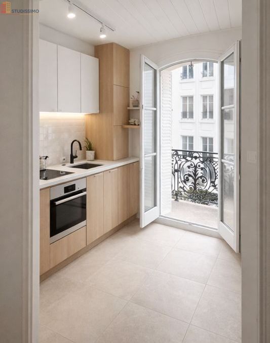 Studio 35m² Paris 10e - Balcon 8,5m², rénové - Photo 2