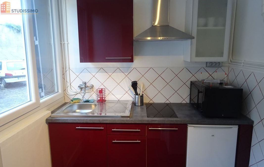 Studio meublé 28m² Lyon 3e - Meublé, DPE D - Photo 1