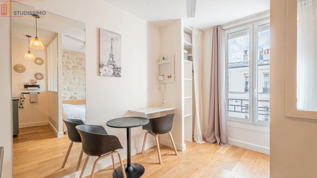 Studio meublé 16m² Paris 11e - Refait à neuf, charme - Photo 6