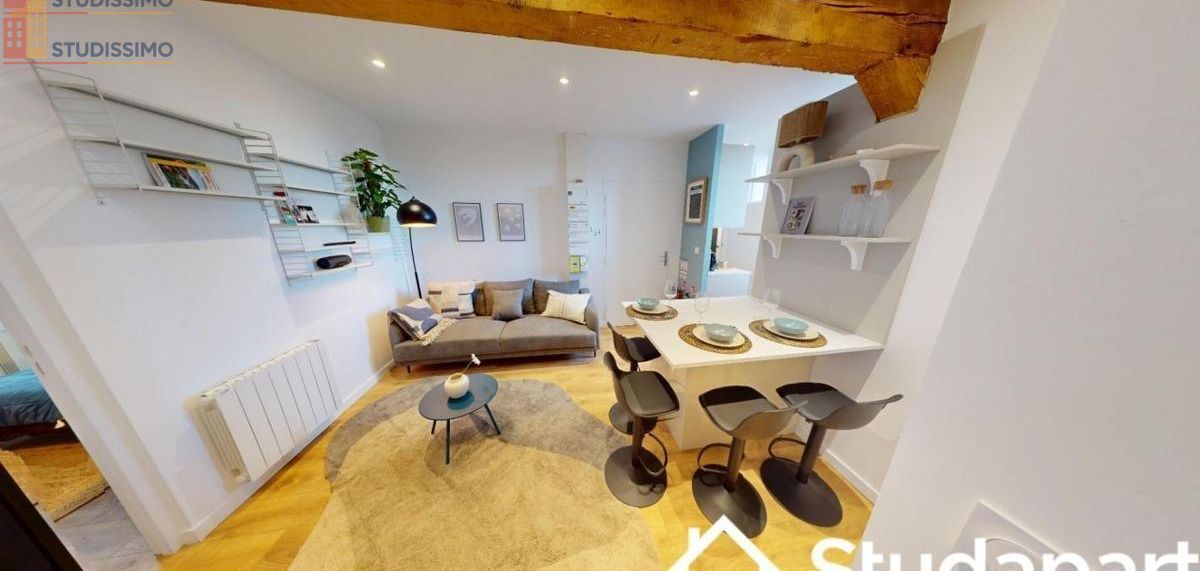Studio meublé 11m² Lyon 3e - Meublé, DPE A - Photo 4