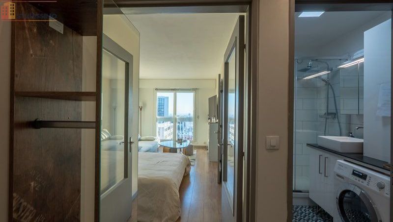 Studio meublé 30m² Paris 20e - Dernier étage, calme, vue - Photo 9
