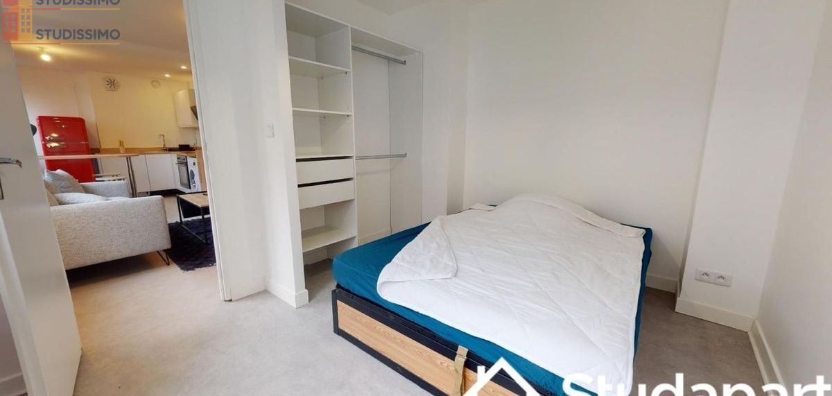 Studio meublé 10m² Villeurbanne - Meublé, 2e étage - Photo 1