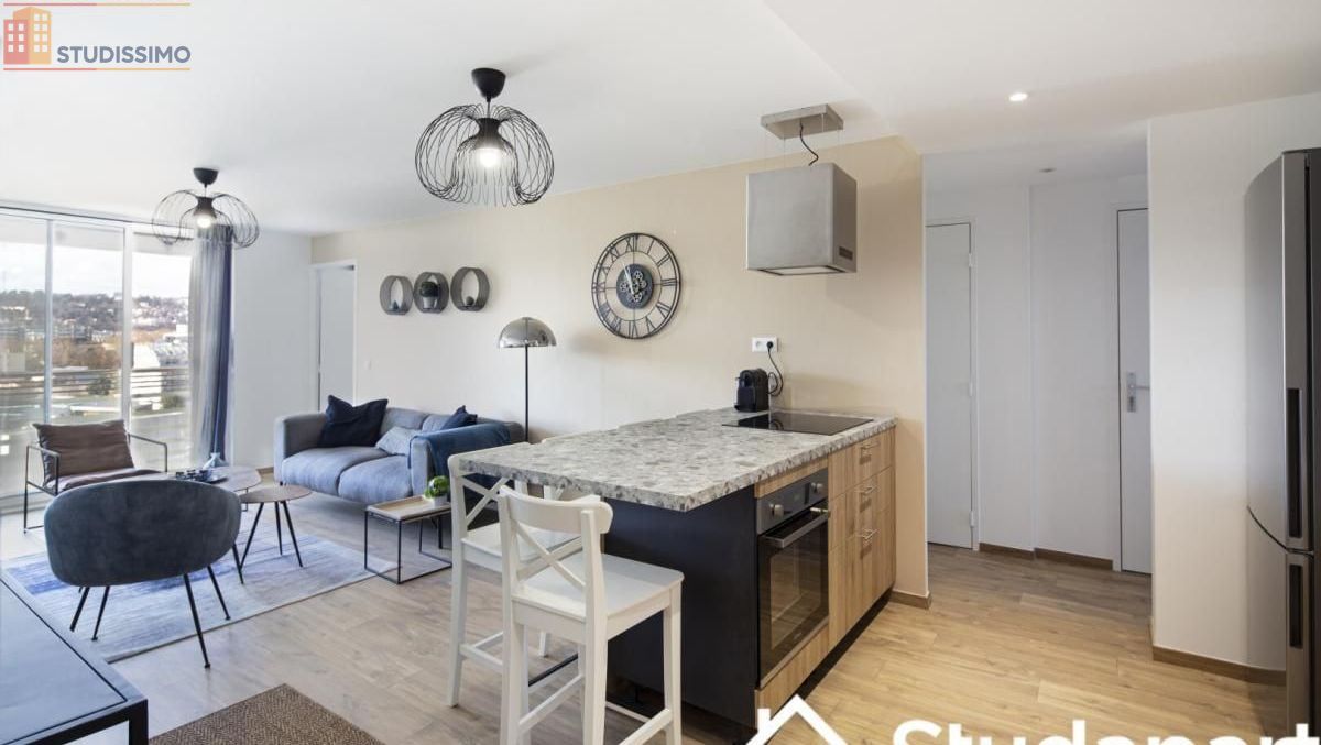 Studio meublé 9m² Lyon 7e - Lumineux, 8e étage - Photo 1