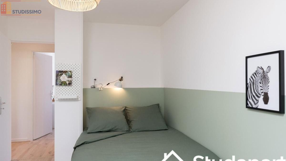 Studio meublé 11m² Lyon 8e - Calme, lumineux - Photo 1