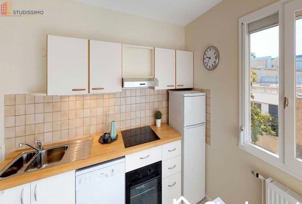 Studio meublé 9m² Lyon 7e - Calme, lumineux - Photo 2