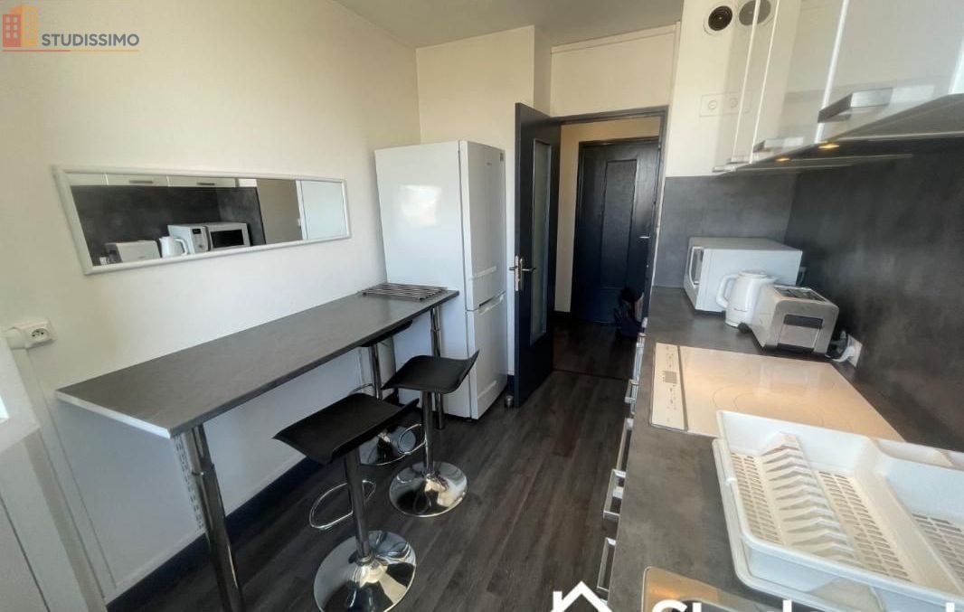 Studio meublé 16m² Villeurbanne 69100 - Lumineux, étage élevé - Photo 4