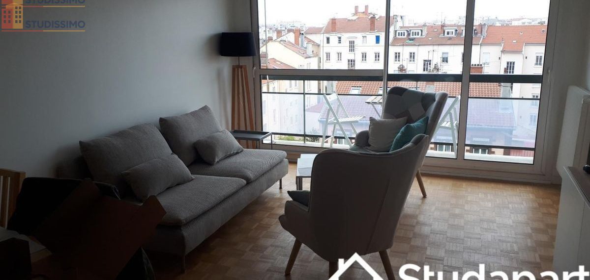 Studio meublé 10m² Lyon 3e - Côté pratique, 7e étage - Photo 2