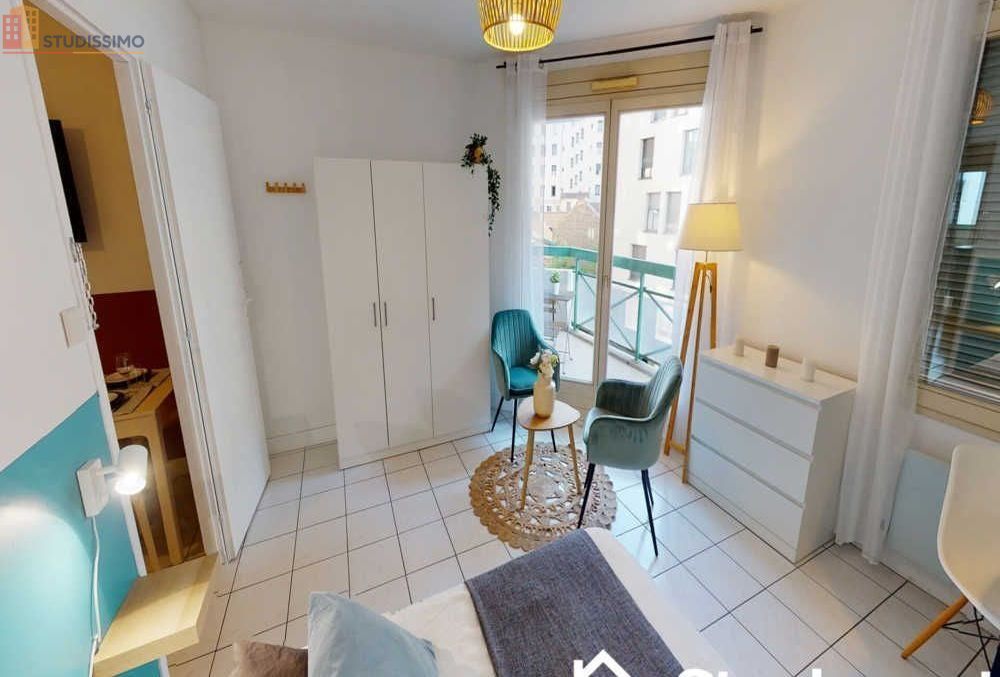 Studio meublé 15m² Lyon 7e - Meublé, 3e étage - Photo 4