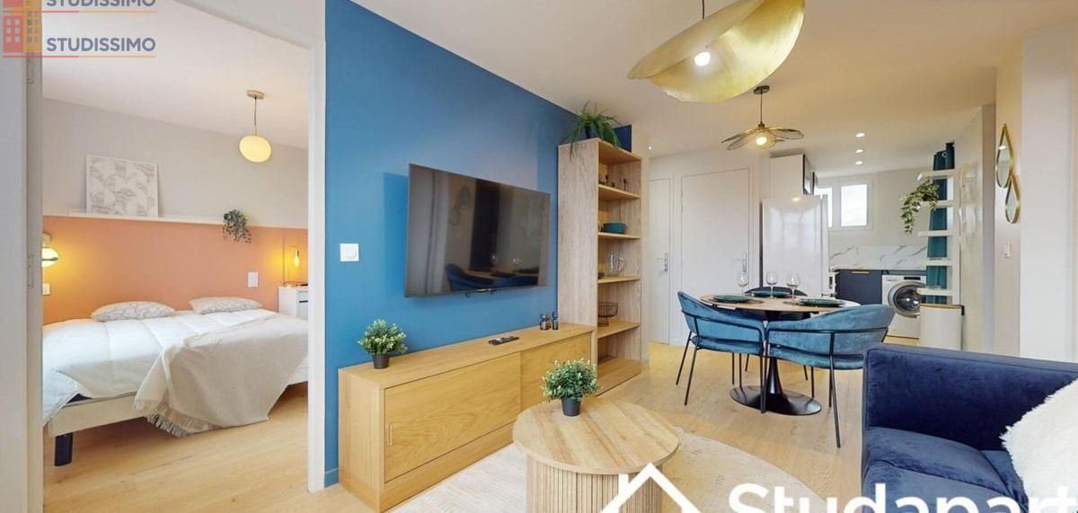 Studio meublé 10m² Villeurbanne - Meublé, DPE A - Photo 2