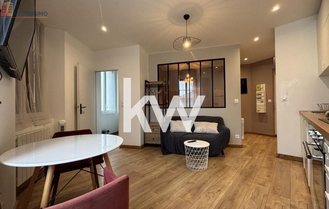 Studio 25m² Saint-Étienne 42000 - Étage élevé, lumineux - Photo 10