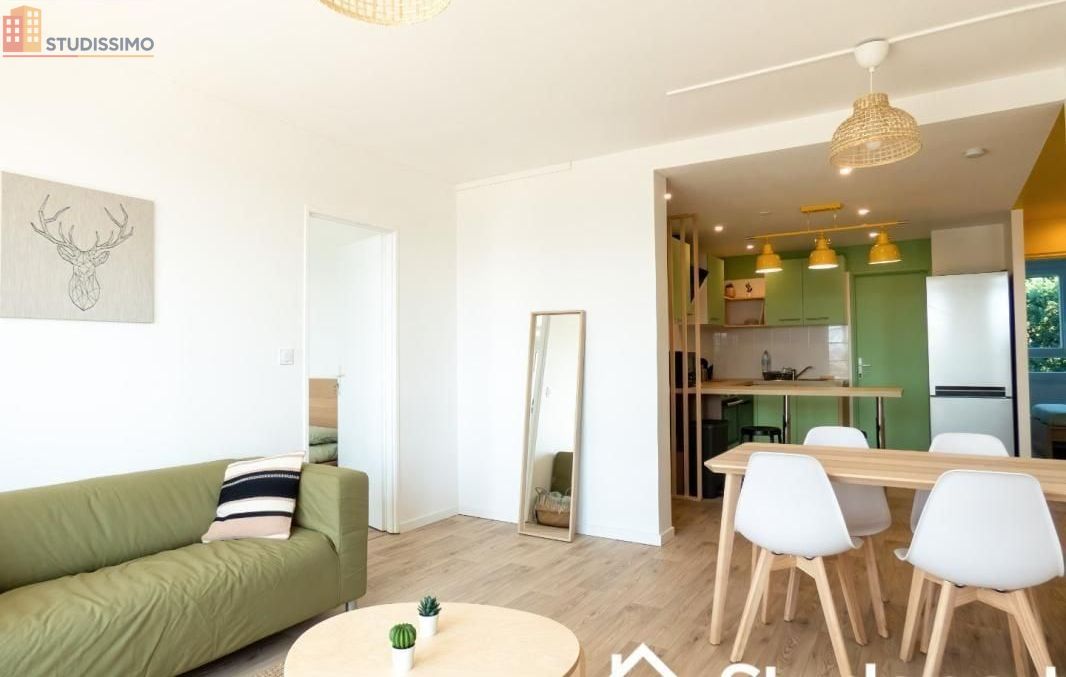 Studio meublé 10m² Bron - Lumineux, DPE A - Photo 4