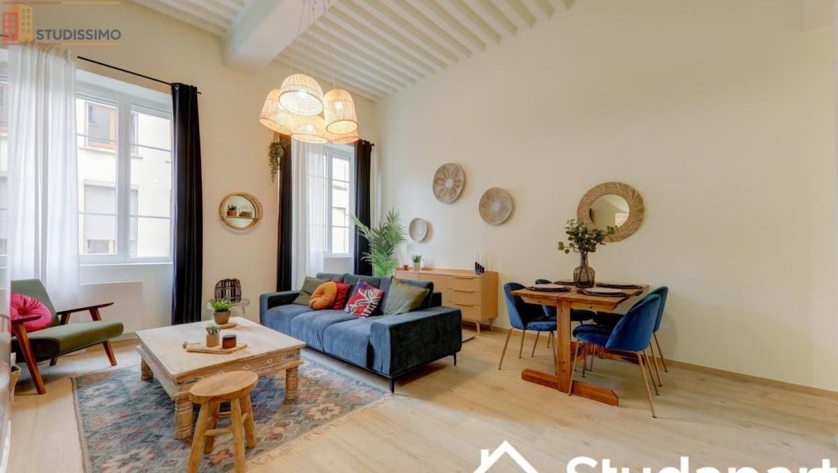 Studio meublé 12m² Lyon 4e - Calme, lumineux - Photo 1
