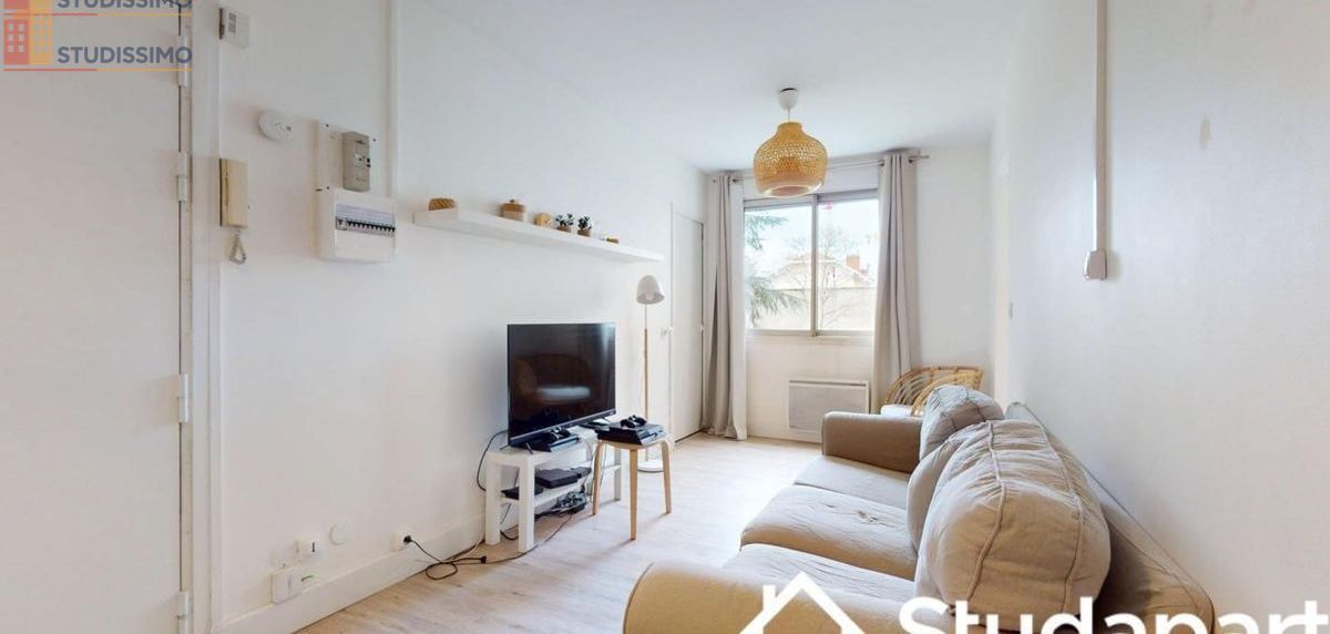 Studio meublé 18m² Villeurbanne - Meublé, DPE A - Photo 2