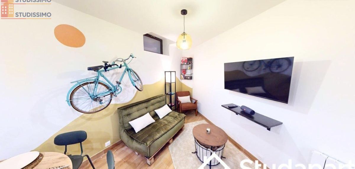 Studio meublé 10m² Villeurbanne - Calme, lumineux - Photo 2