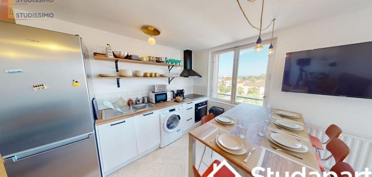 Studio 88m² Villeurbanne - Meublé, DPE A - Photo 4