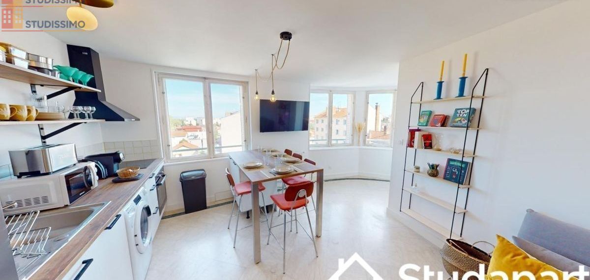Studio 88m² Villeurbanne - Meublé, DPE A - Photo 1