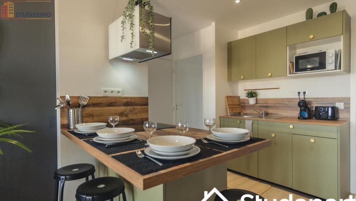Studio meublé 12m² Villeurbanne - Lumineux, 6e étage - Photo 1