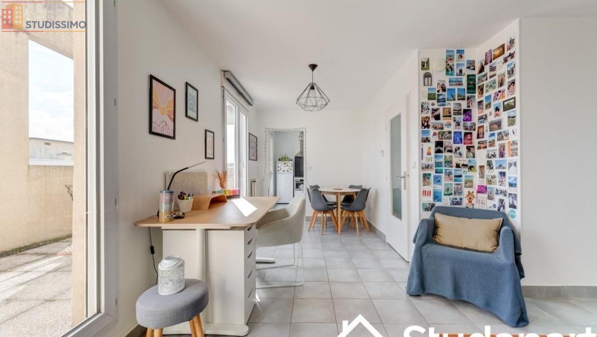 Studio meublé 40m² Lyon 2e - Lumineux, DPE A - Photo 1