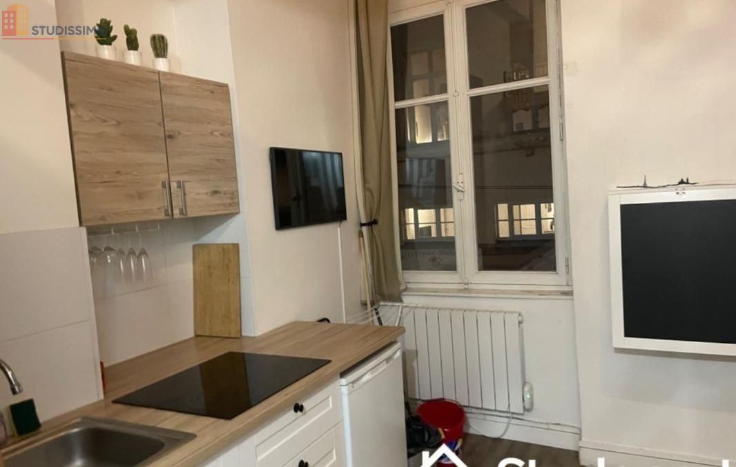 Studio meublé 24m² Lyon 1er - Meublé, DPE A - Photo 2