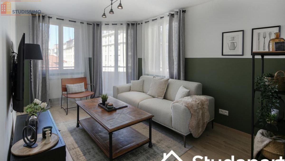 Studio meublé 12m² Lyon 7e - Lumineux, DPE A - Photo 4