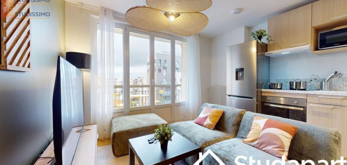 Studio meublé 10m² Lyon 8e - Meublé, calme - Photo 1