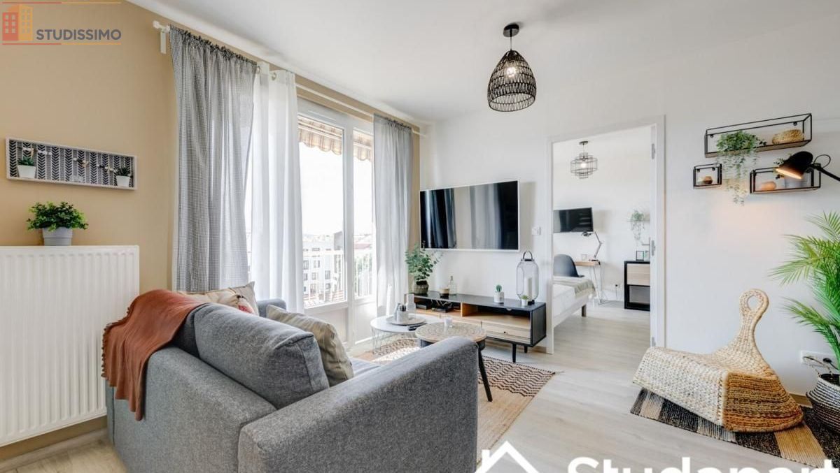 Studio meublé 11m² Lyon 8e - Meublé, DPE A - Photo 3