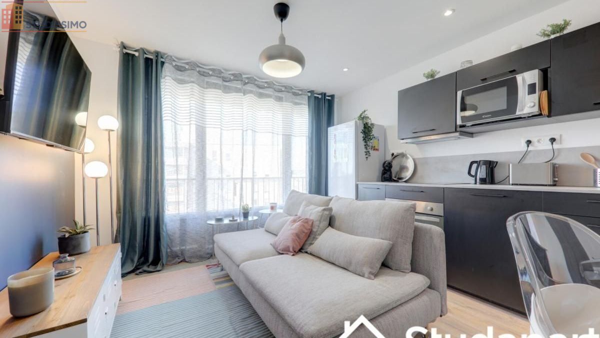 Studio 10m² Villeurbanne - Meublé, 7e étage - Photo 2