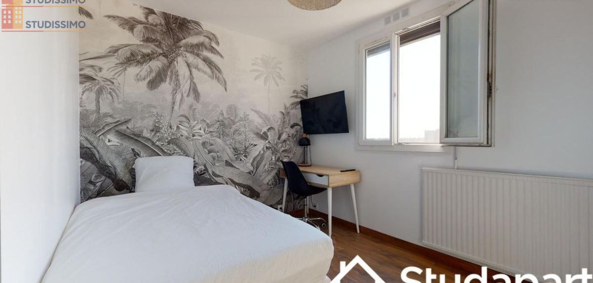 Studio 9m² Saint-Priest - Meublé, 9e étage - Photo 1