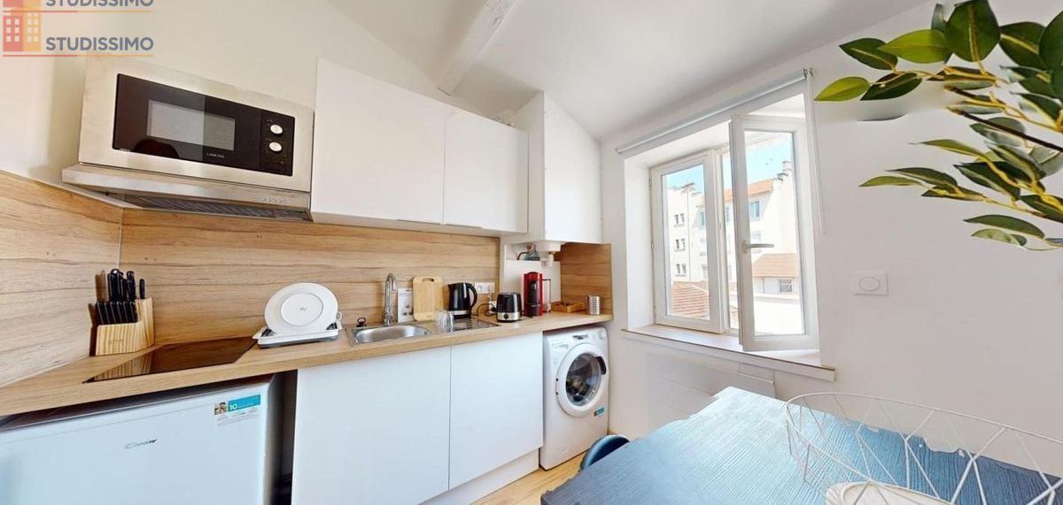Studio meublé 16m² Lyon 3e - Meublé, DPE D - Photo 7