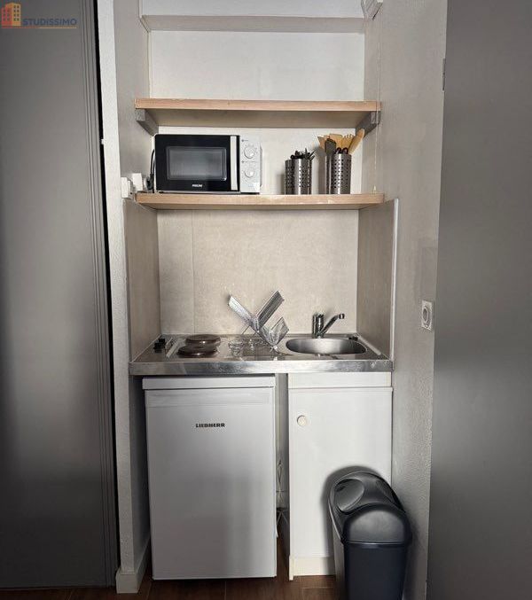 Studio meublé 18m² Lyon 7e - Meublé, 4e étage - Photo 1