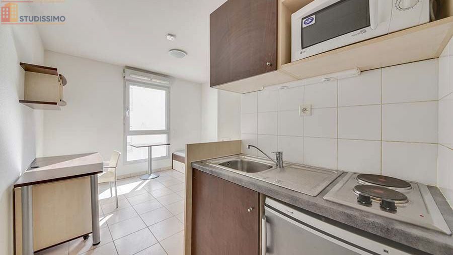 Studio meublé 18m² Lyon 7e - Résidence étudiante, meublé - Photo 3