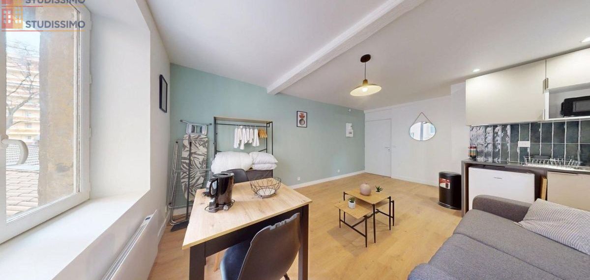 Studio 22m² Lyon 7e - Meublé, 2e étage - Photo 8