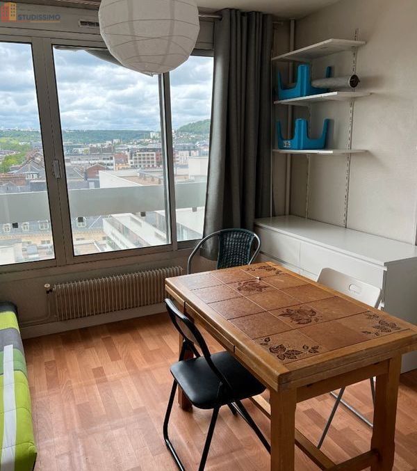 Studio 18m² Rouen 76000 - Meublé, 9e étage - Photo 5