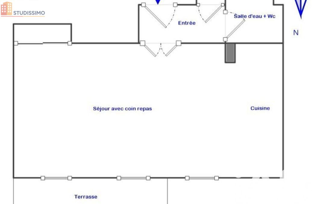 Studio 36m² Saint-Jean-de-la-Ruelle - DPE C - Photo 1