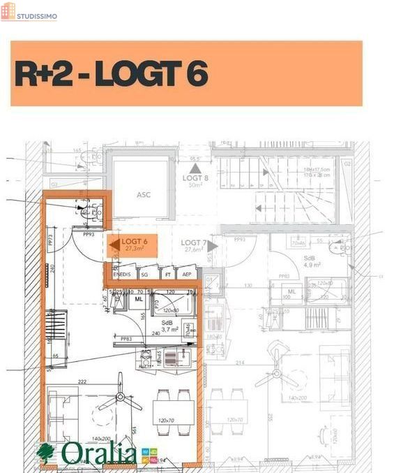 Studio meublé 27m² Tarare - Meublé, DPE C - Photo 2