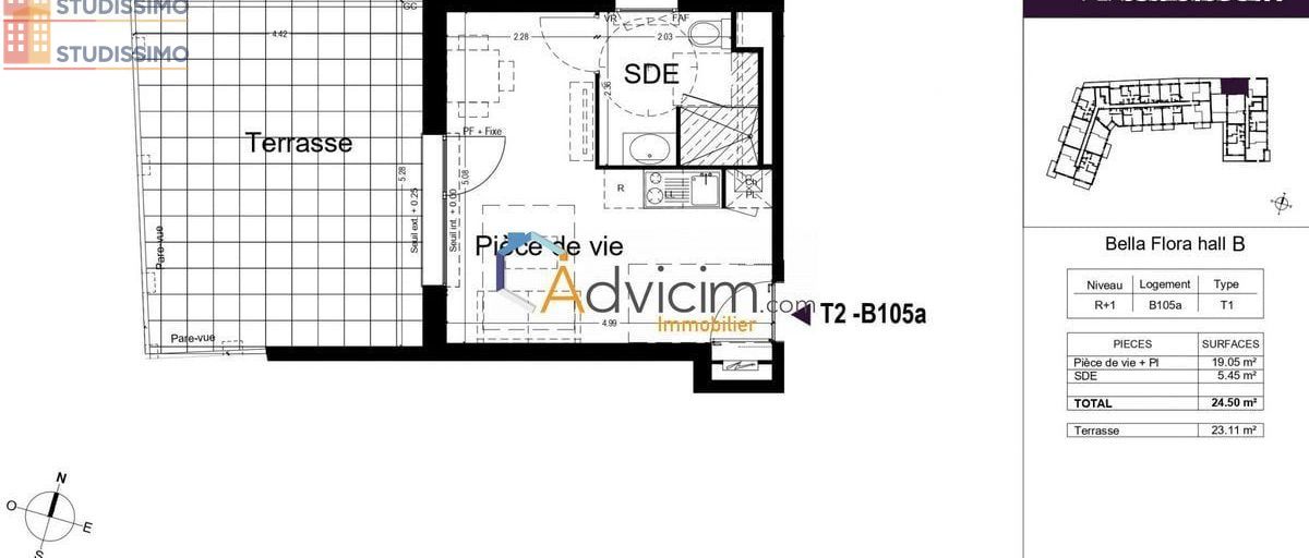 Studio 24m² La Chapelle-Saint-Mesmin - DPE B, lumineux - Photo 6